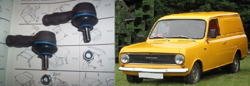 OUTER TRACK ROD ENDS x2 (Bedford HA Van) (1963- 84) 